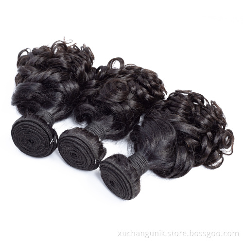 Uniky 9a 100g Brazilian Weaving Remy Human Hair Bundle for Women Weave Hair Extension Weft Natural Black Bouncy Curly Curl FUMI